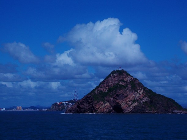 Coast of Mazatlan and El Faro Lighthouse