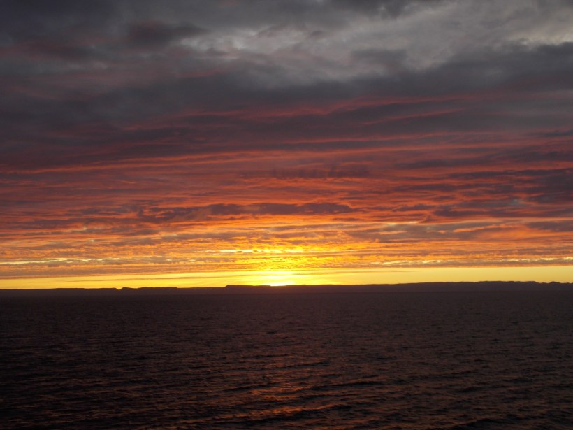 Sunset over the Sea of Cortez