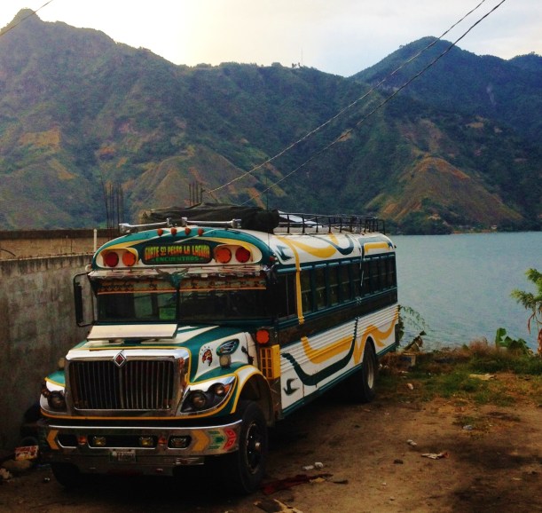 Chicken bus of San Pedro