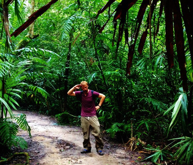 Sweaty trek through the jungle