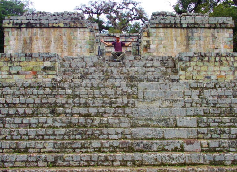 At peace...on top of structure 9