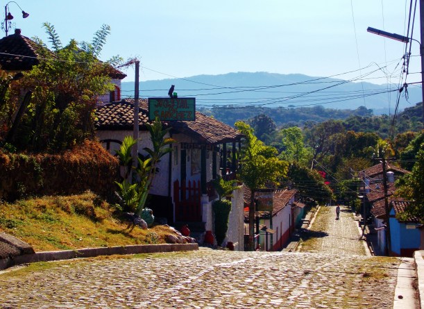 Cobbled streets of Suchitoto