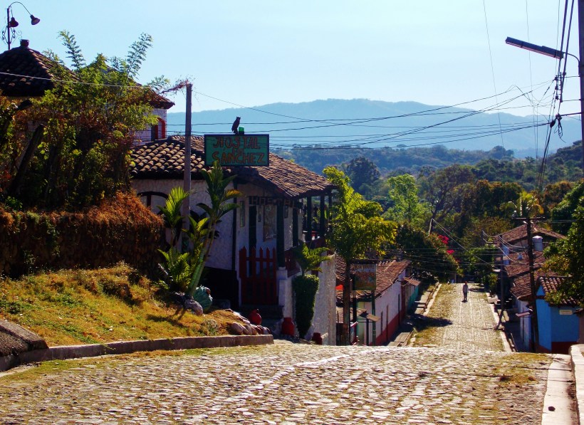 Cobbled streets of Suchitoto