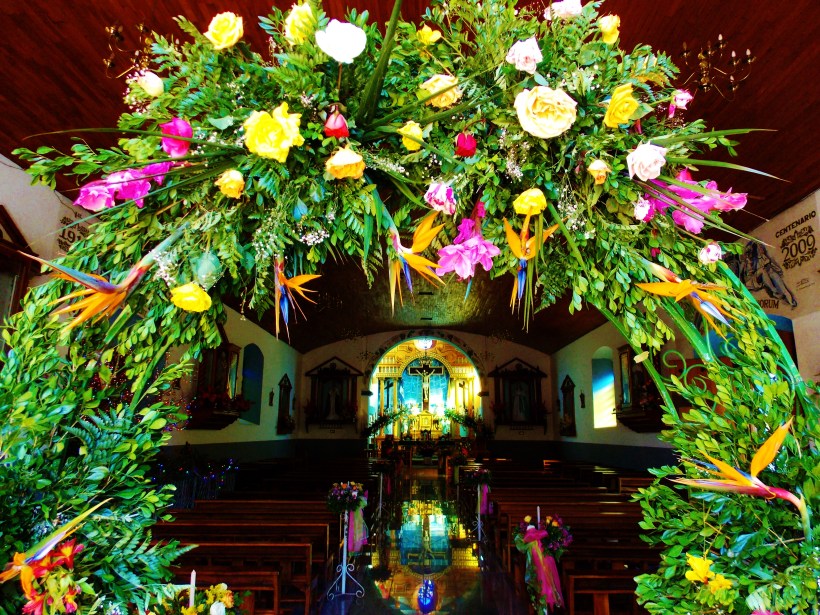 Inside the Ataco church