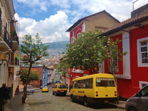 San  Blas - Street where we stayed in the Old Town