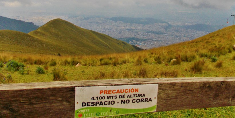 Cruz Loma, top  of the TelefériQo