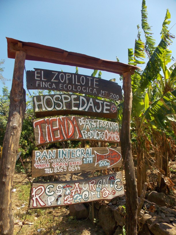 El Zopilote as seen from the road