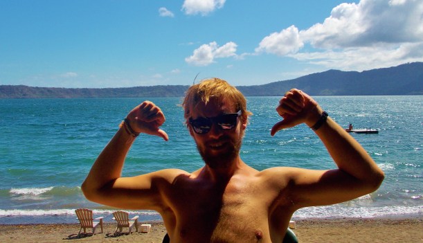 Lake Apoyo- Sorry about the nipple shot