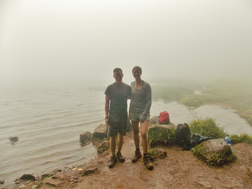 Lovely clear weather at the top