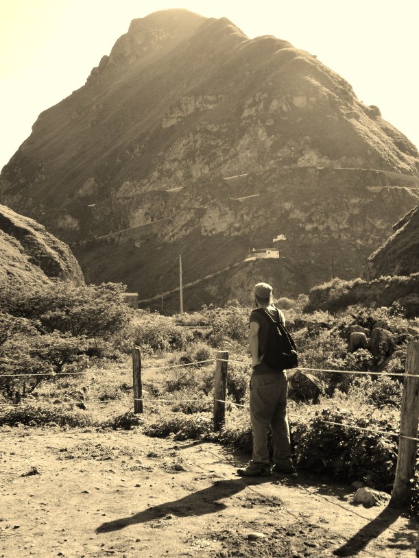 Another sneaky shot in front of the nariz del diablo