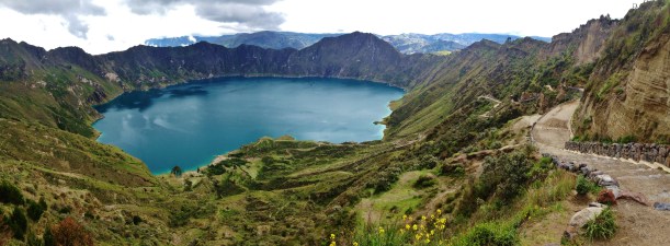 The Quilotoa Crater Lake